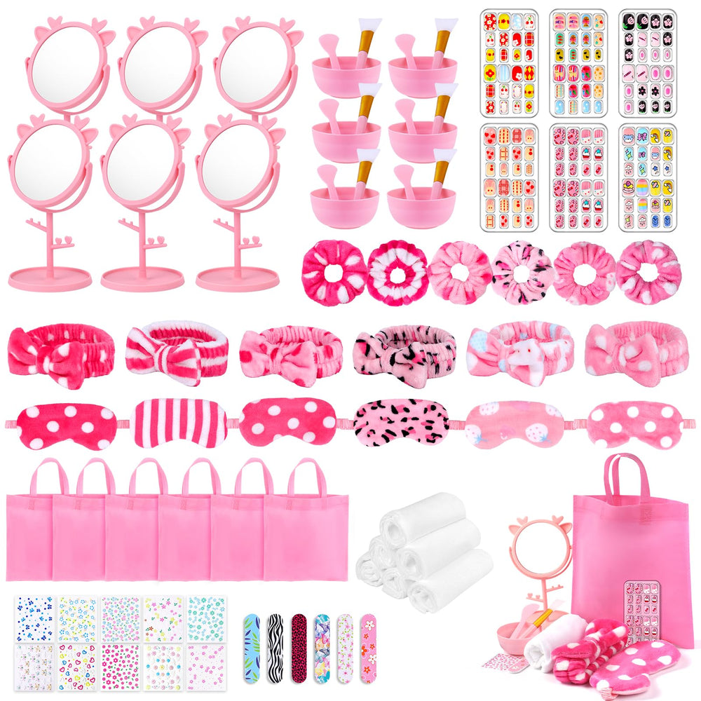 Guifizeiom sleepover headbands pink provide gentle comfort for spa day at home.