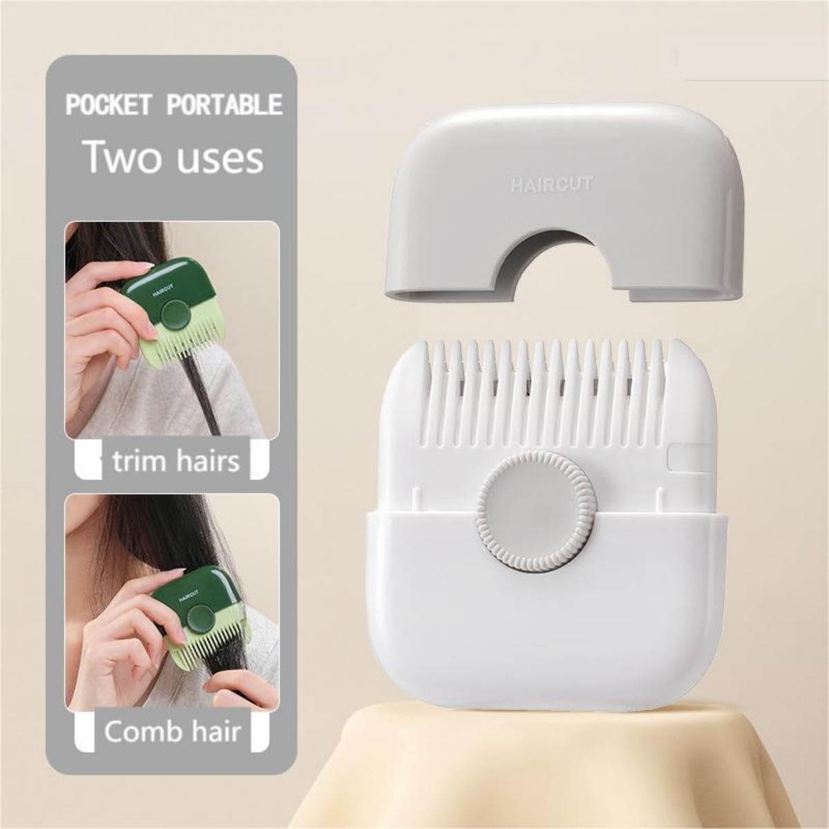 GUIYAL 2-in-1 trimmer close-up on compact size for easy daily carry