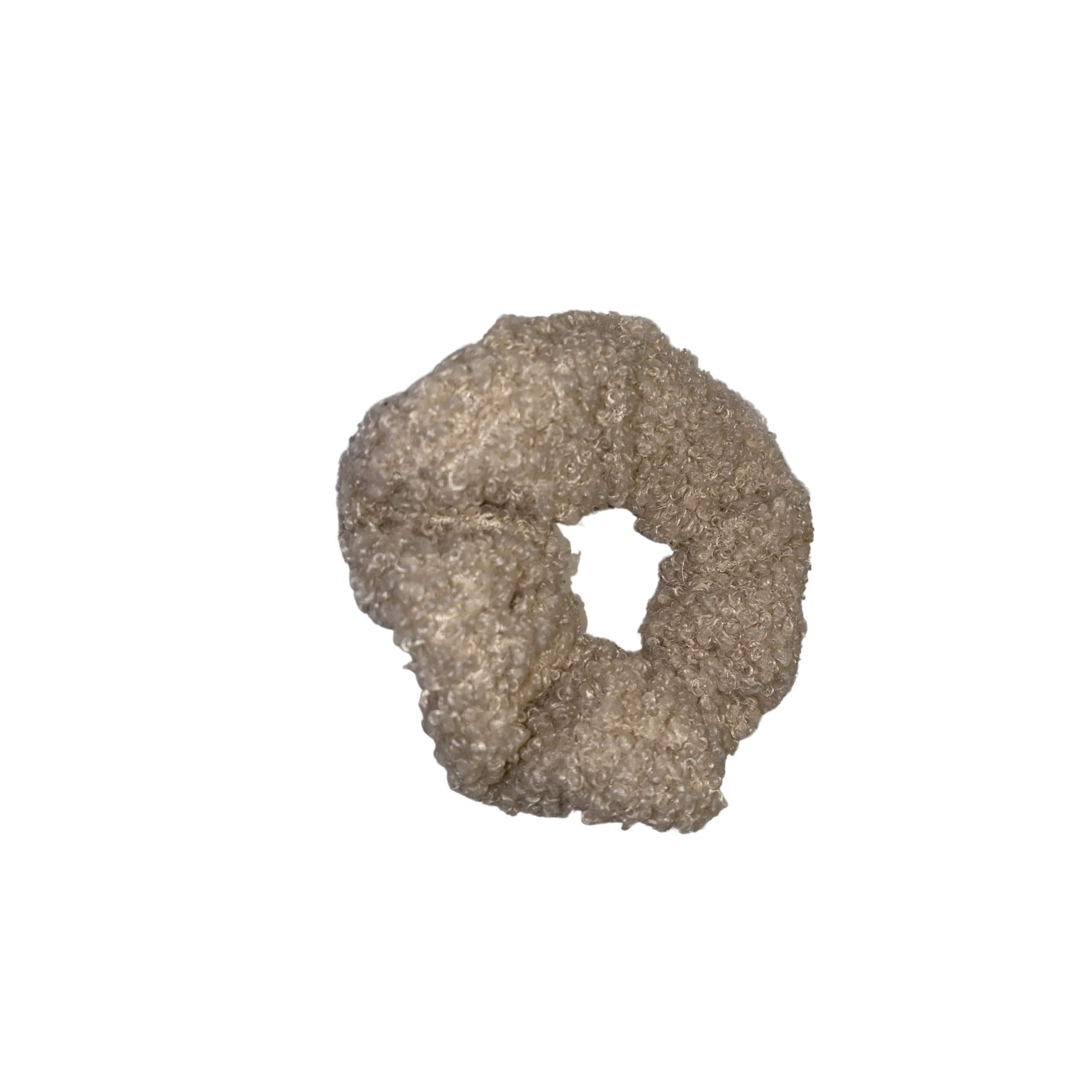 Guiyal teddy scrunchie black classic accessory for any look.