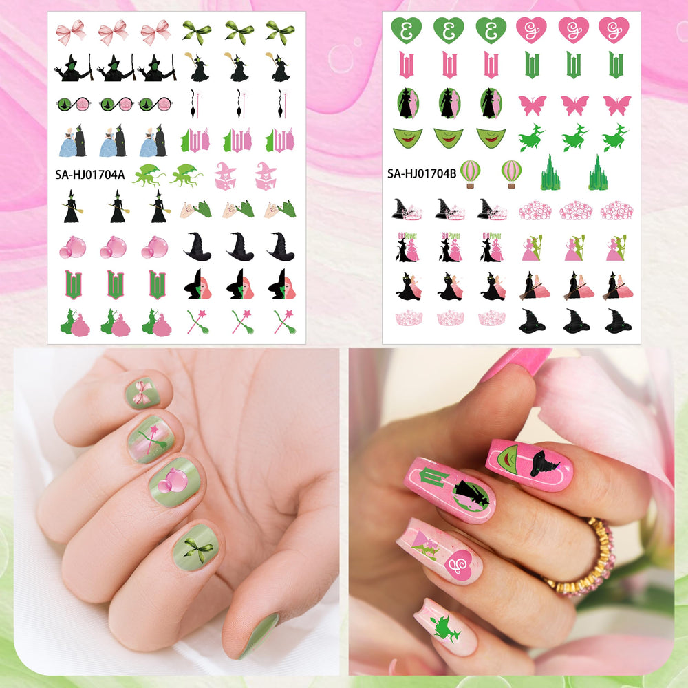GUjianzhi nail sticker party-ready design for Halloween or costume events