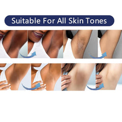 Gukei underarm cream application scene shows daily use for brightening and smoother skin.