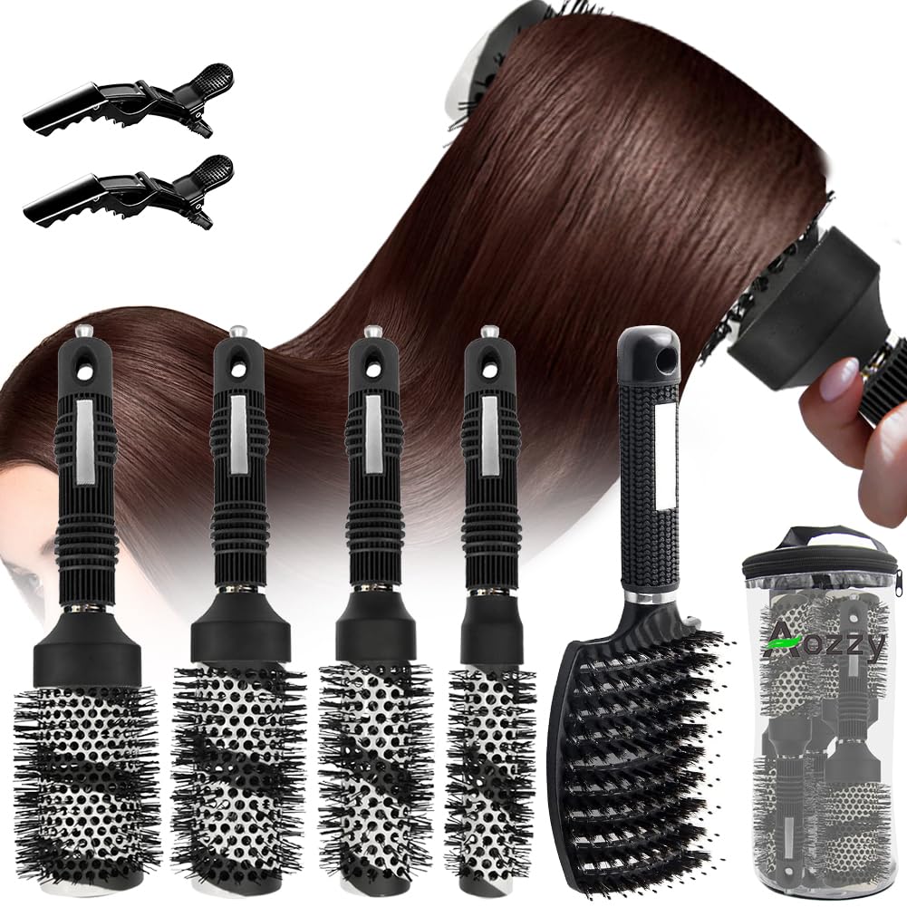 Gulrear 25mm round brush for precise curl and quick blow-dry sessions.