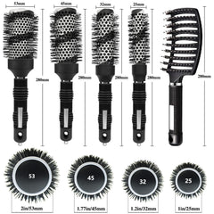 Gulrear 45mm round brush for soft, voluminous blowouts.