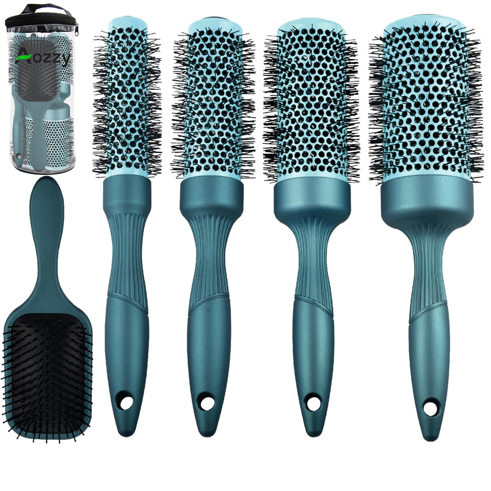 Gulrear round brush 25mm for precise root lift and smooth ends.