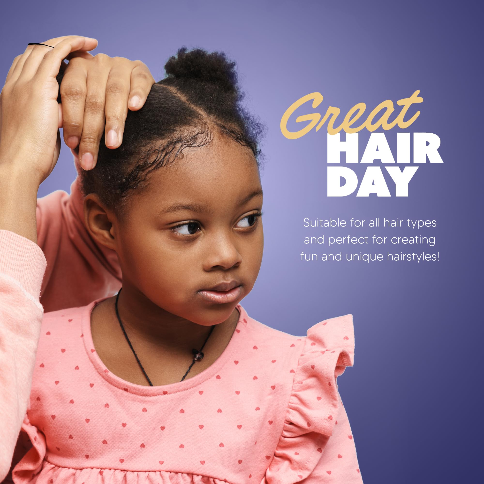 Gumi good updo elastic band in black for discreet professional looks
