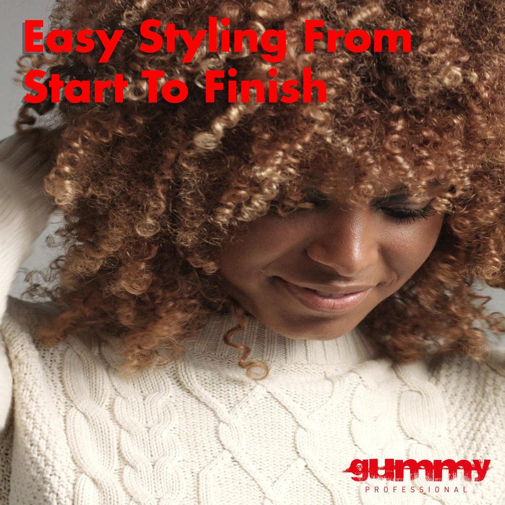 Gummy Professional Hair Gel suitable for men and women with versatile styling options.