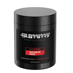 Gummy Professional hair gel slick back look with strong hold for all day control