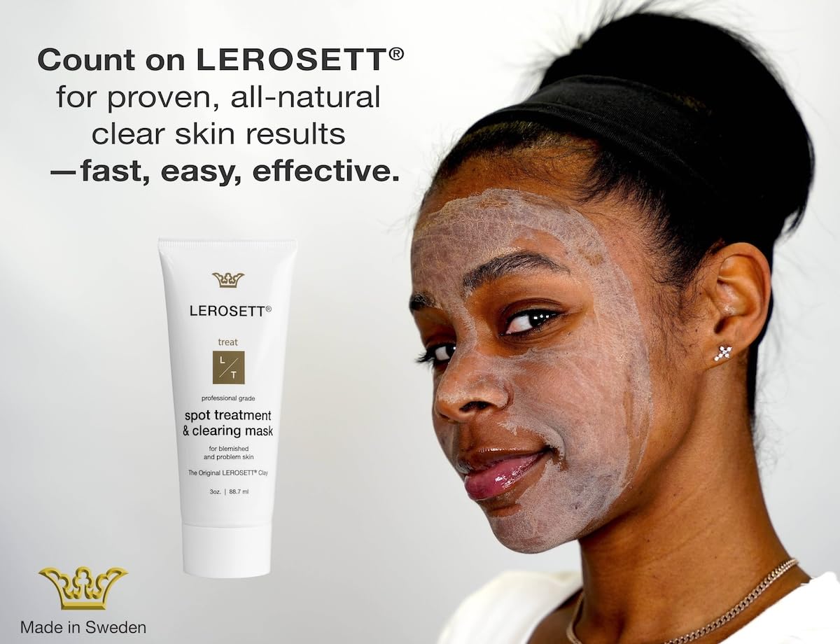 Gunilla Of Sweden LEROSETT Moroccan clay ingredients highlight natural skincare