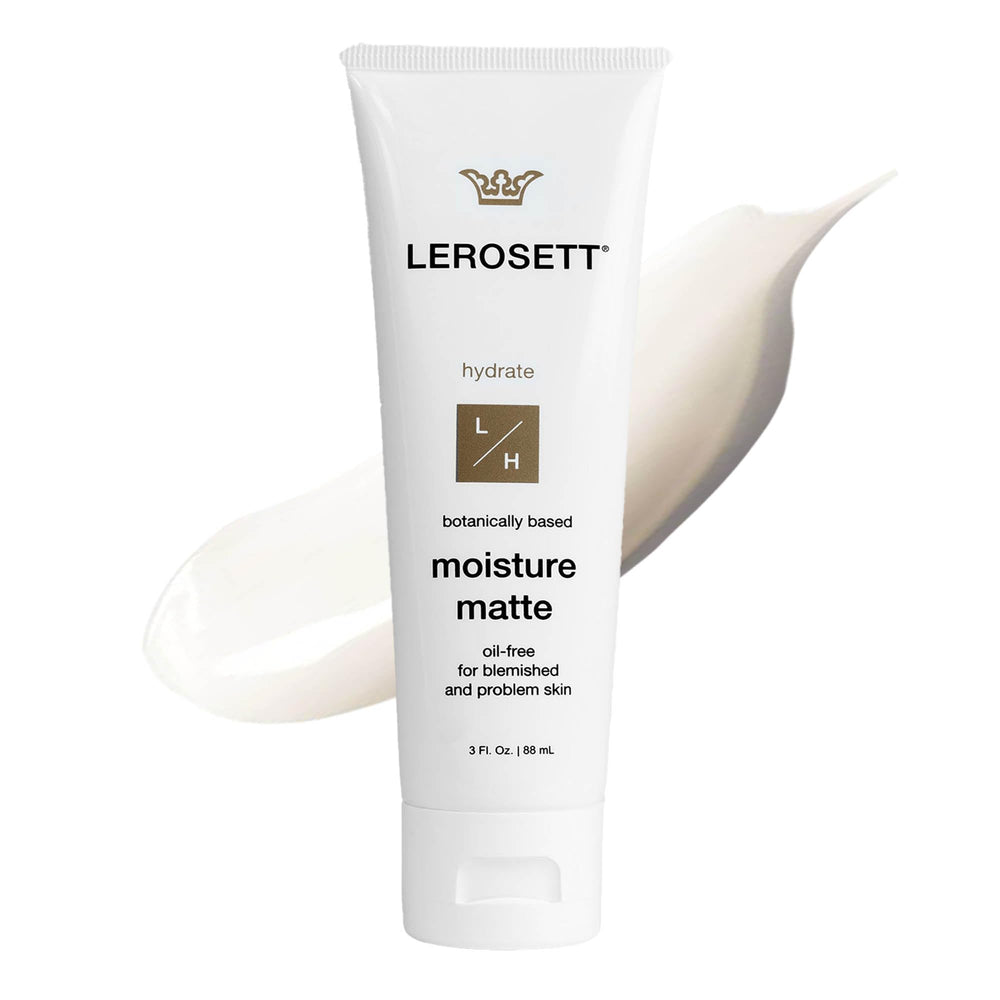 Gunilla Of Sweden LEROSETT moisturizer bottle showing oil-free hydration and matte finish