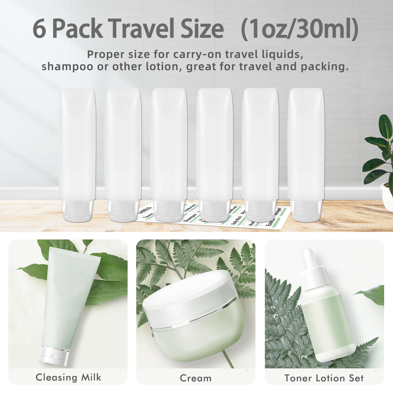 Guokoo label identification keeps toiletries organized and easy to distinguish