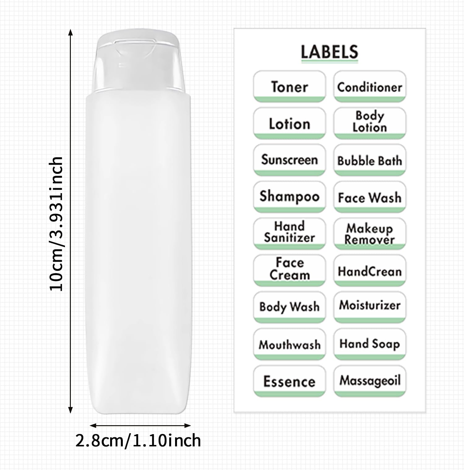Guokoo TSA-friendly travel bottles simplify security checks