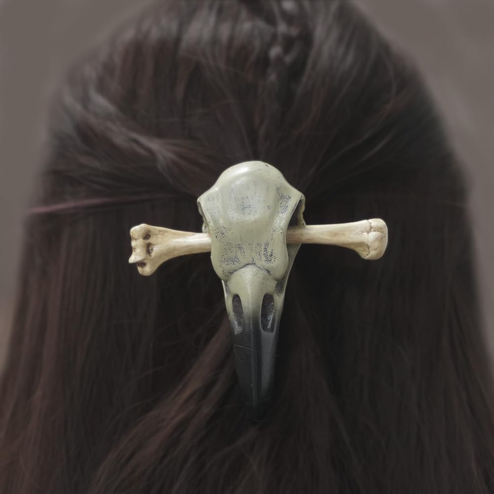 GuoShuang unisex gothic hair accessory ideal for buns or updos.