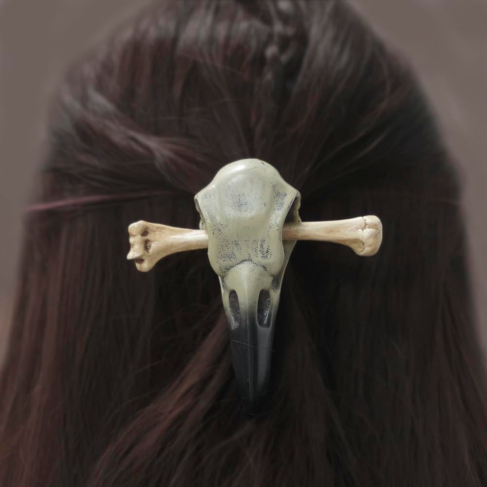 GuoShuang unisex gothic hair accessory ideal for buns or updos.