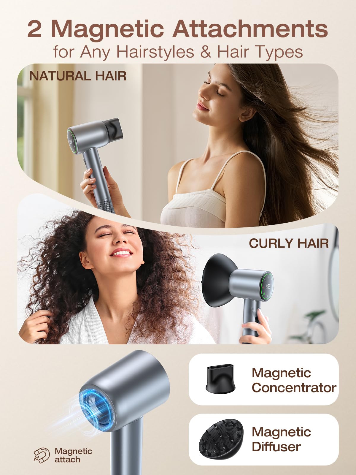 Guowo compact design fits travel bags for on-the-go drying.