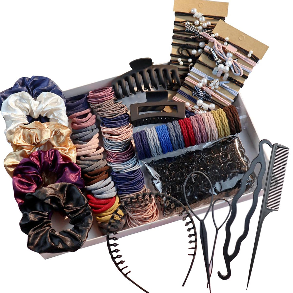 GUOXI hair-accessories-set-variety-pack closeup showing versatile daily styling options.