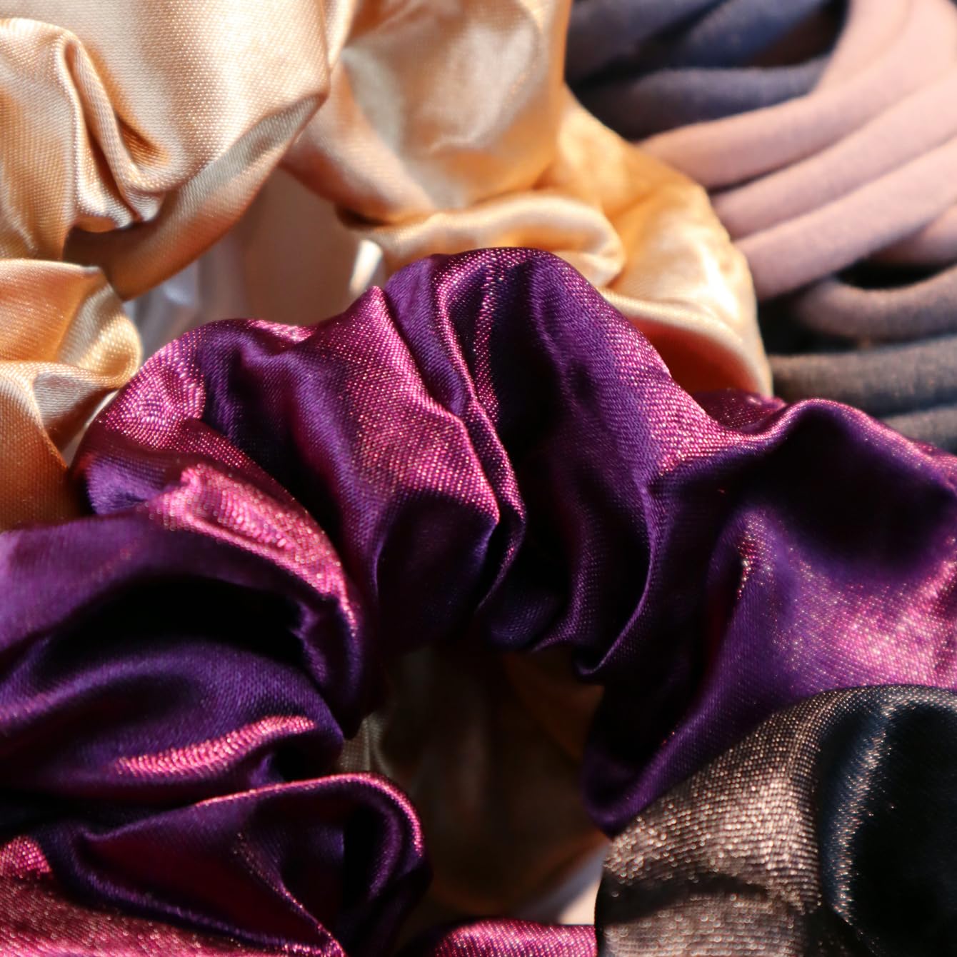 GUOXI patterned scrunchies-fashion colorful patterns to match outfits.