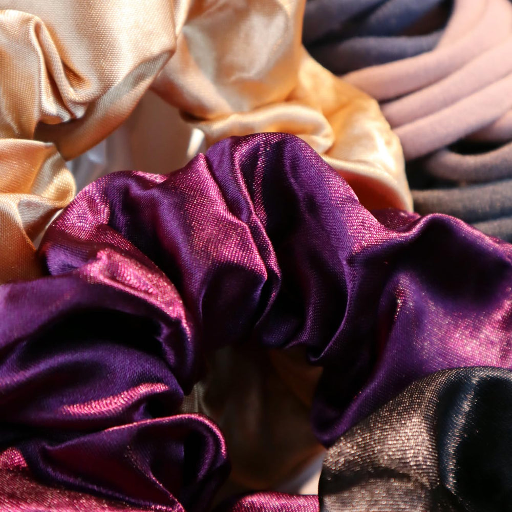 GUOXI patterned scrunchies-fashion colorful patterns to match outfits.