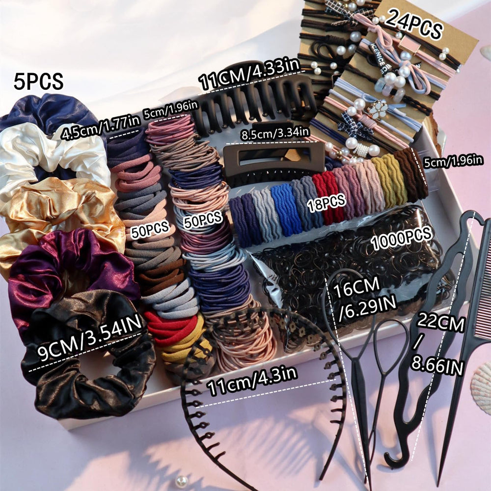 GUOXI ponytail-holders-closeup demonstrates secure grip and gentle hold.