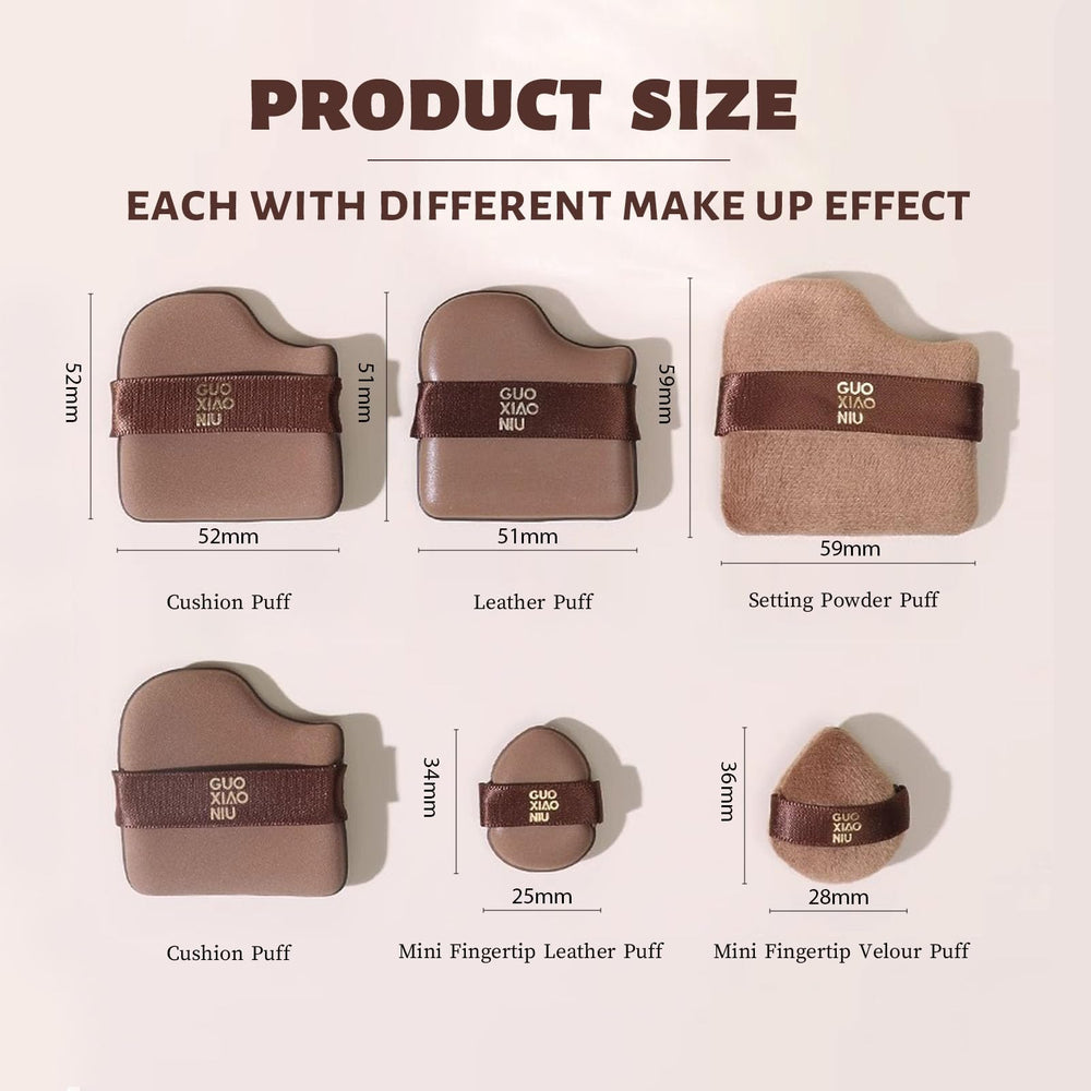 Guoxiaoniu air cushion puff for smooth foundation application