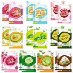 GUOYAOLIFU 20-sheet mask pack image showing the full hydration set for refreshed skin