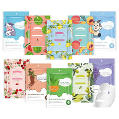 GUOYAOLIFU goat milk lavender mask shows deep hydration and pore refinement