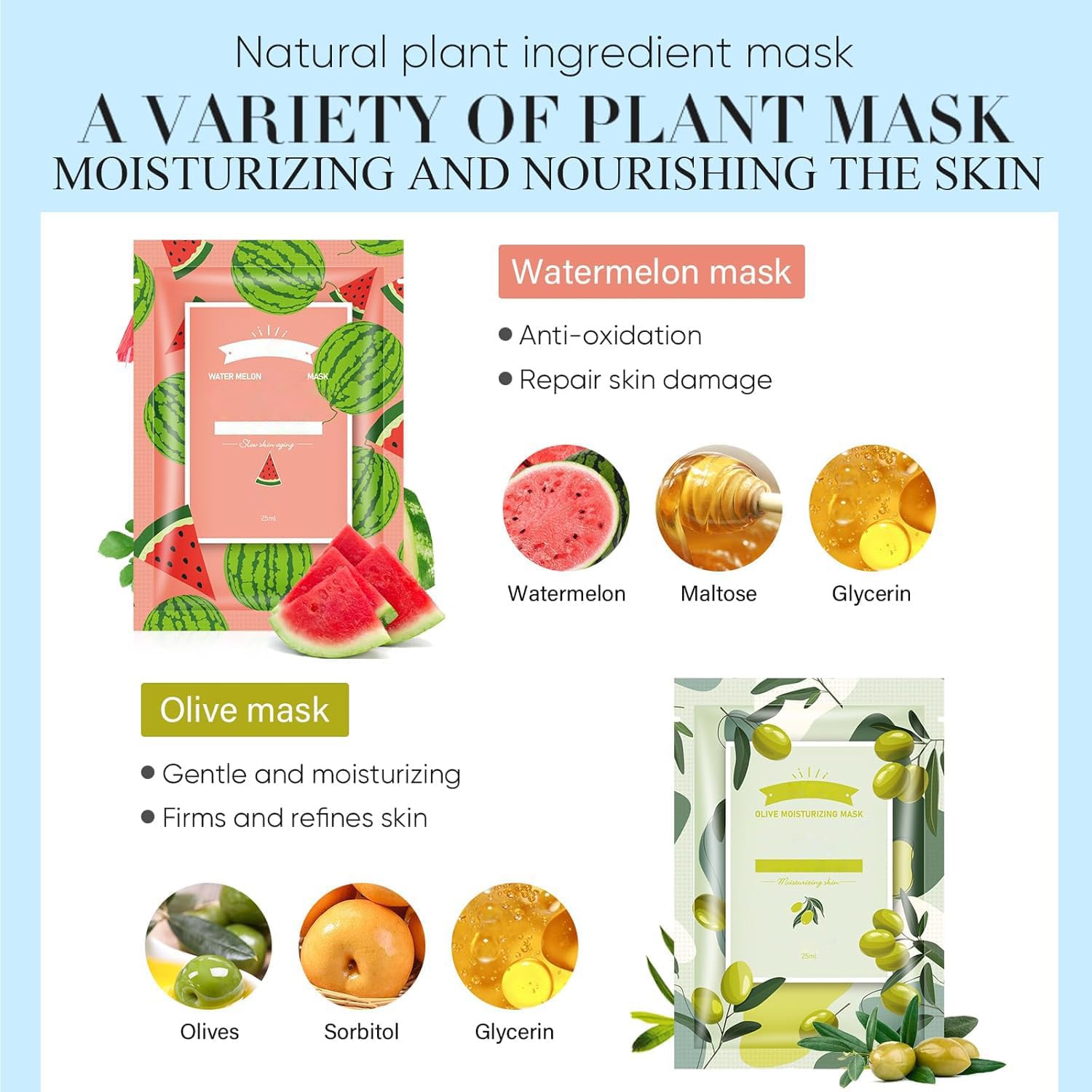 GUOYAOLIFU watermelon lycopene mask delivers vibrant hydration