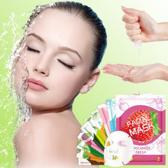 GUOYAOLIFU sheet mask application image demonstrating easy fit and comfort