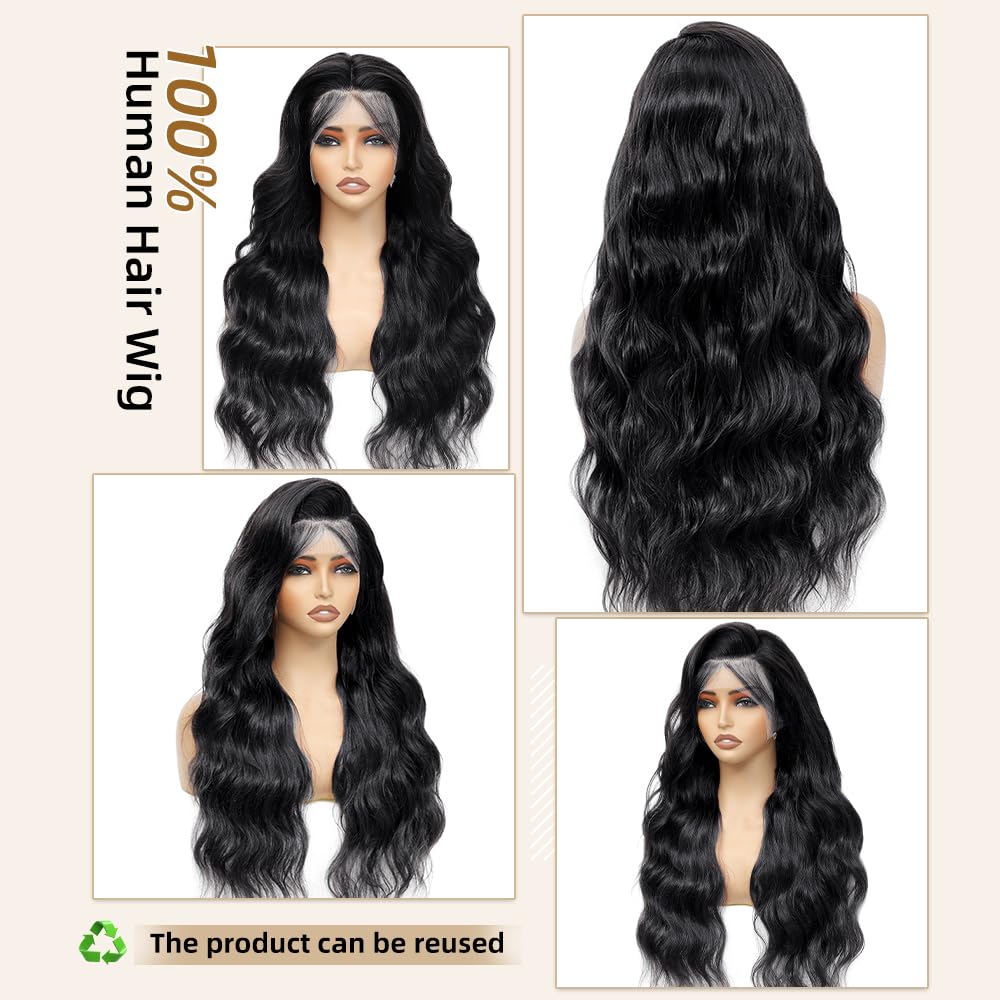 Gurdan HD transparent lace front close-up for a seamless, natural-looking hairline.