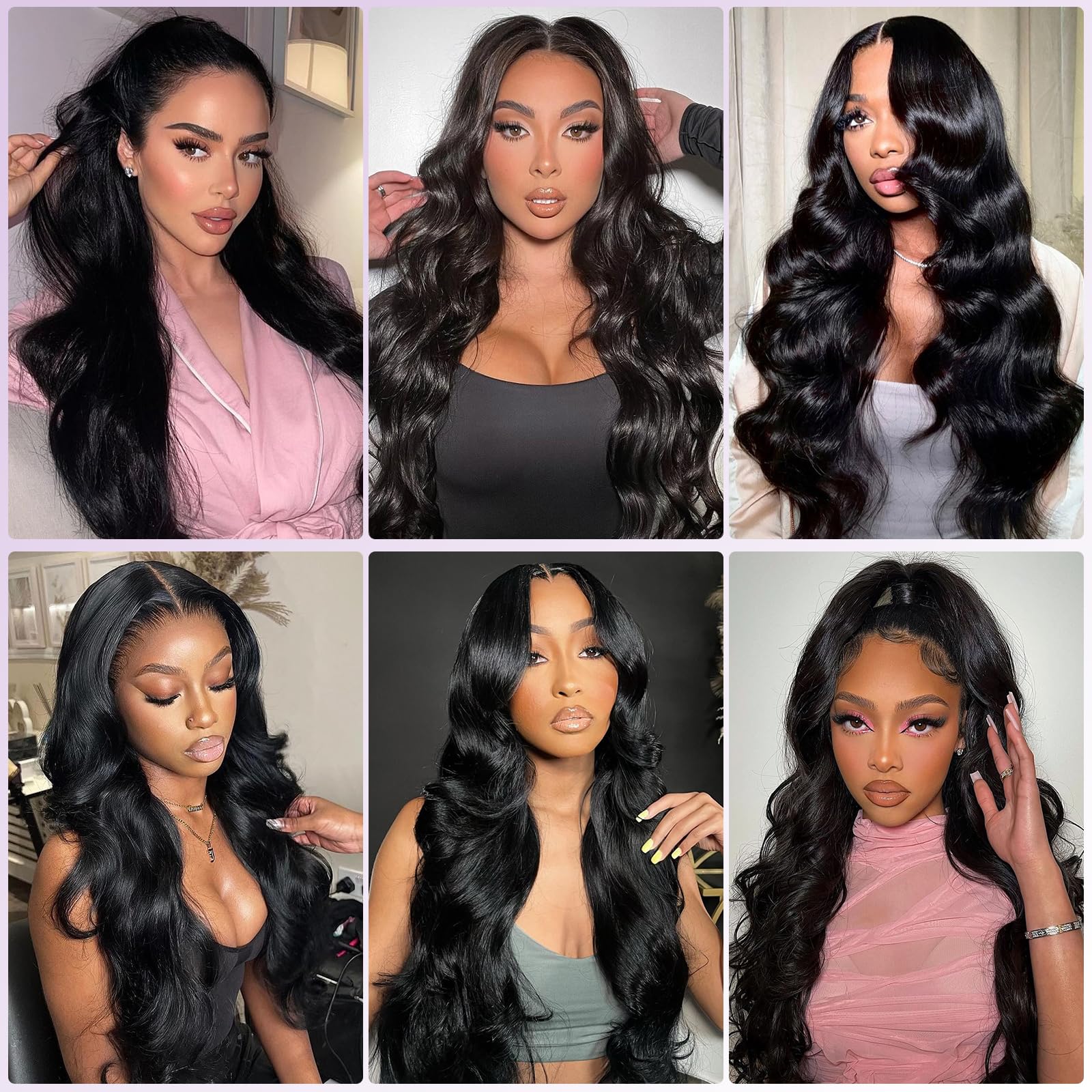 Gureimi 13x6 lace front supports middle or side parts for versatile styling.