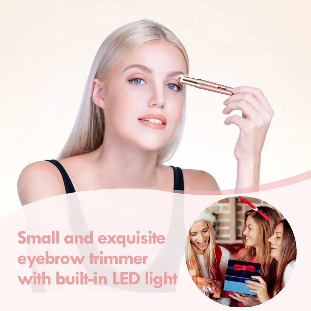 Gurelax daily-use facial trimmer works on brows, nose, lip, and chin.