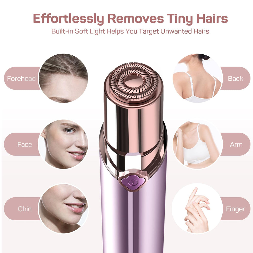 Gurelax face shaver replacement heads provide ready-to-use blades for longer lifespans.