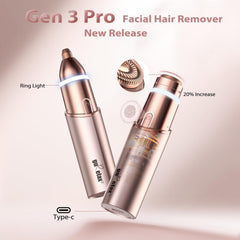 Gurelax Gen3 Pro eyebrow trimmer enabling precise brow shaping