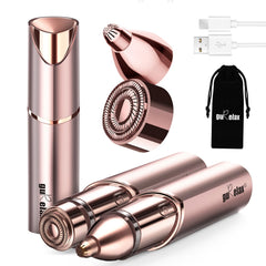Gurelax Gen3 Pro facial hair remover with lipstick design for discreet daily grooming