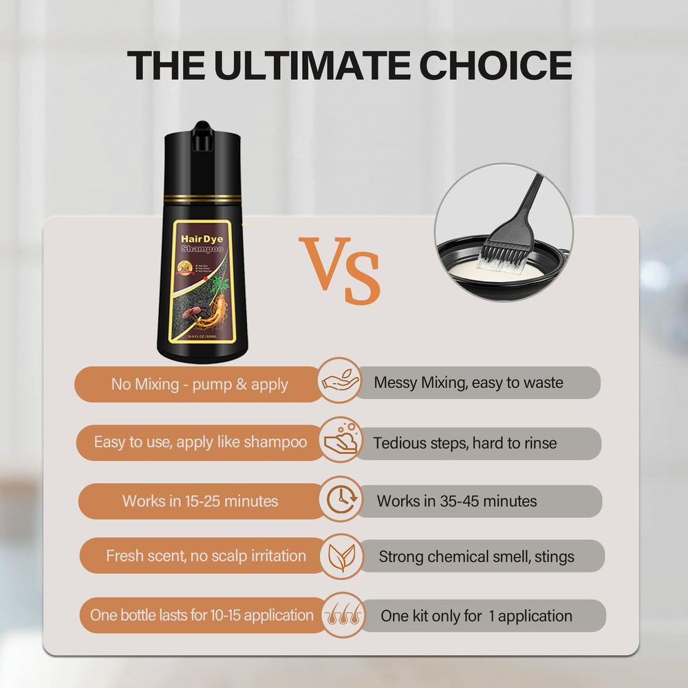 GURKOOYD vegan no-odor formula promotes comfortable at-home dyeing.