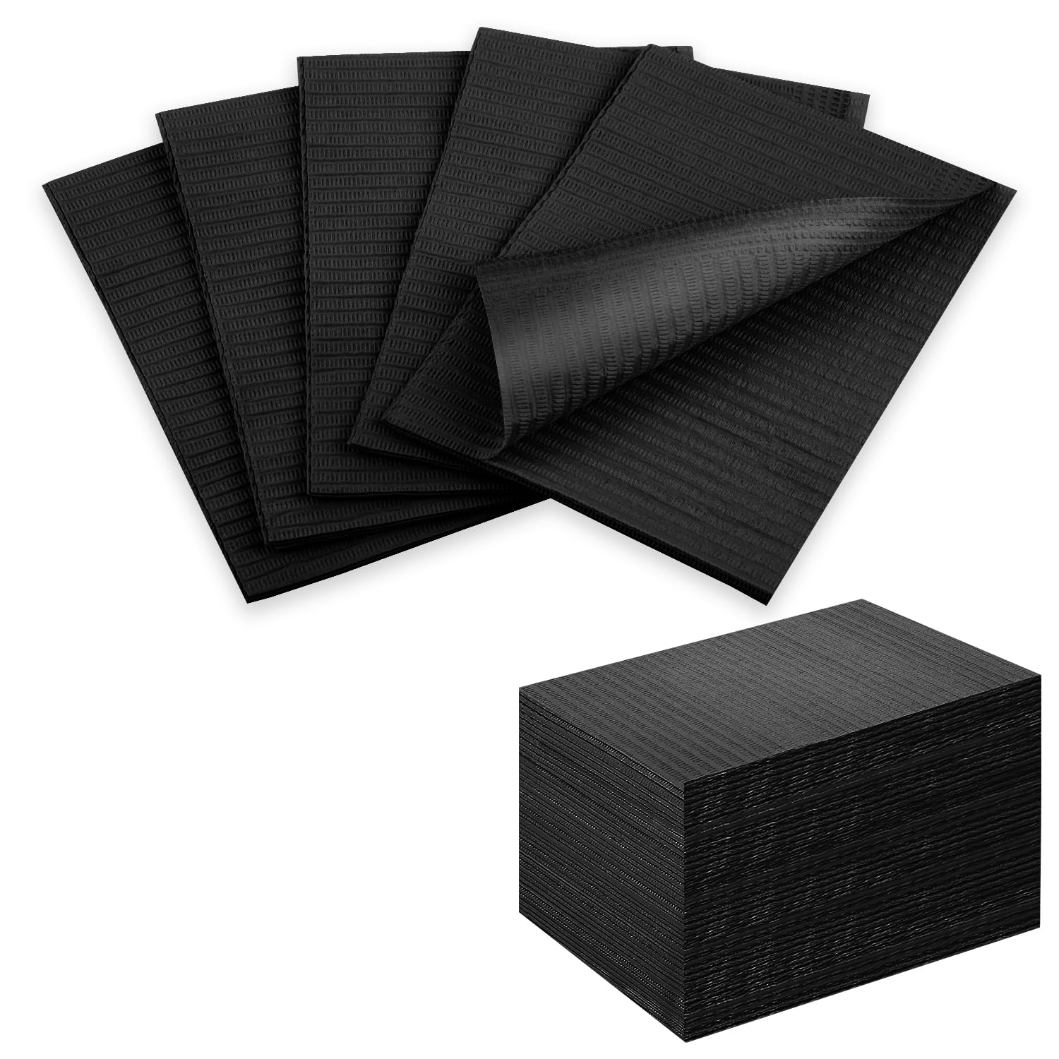 Gusnilo nail art table mat disposable 50pcs pack keeps workspace clean during manicures.
