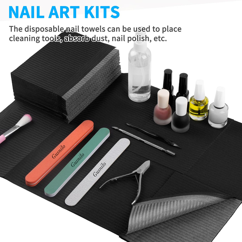 Gusnilo nail art mat multipurpose surface for practice and cleaning up.