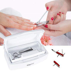 Gusnilo Nail Art Tools Storage Box lid-open design shows convenience and faster workflow.