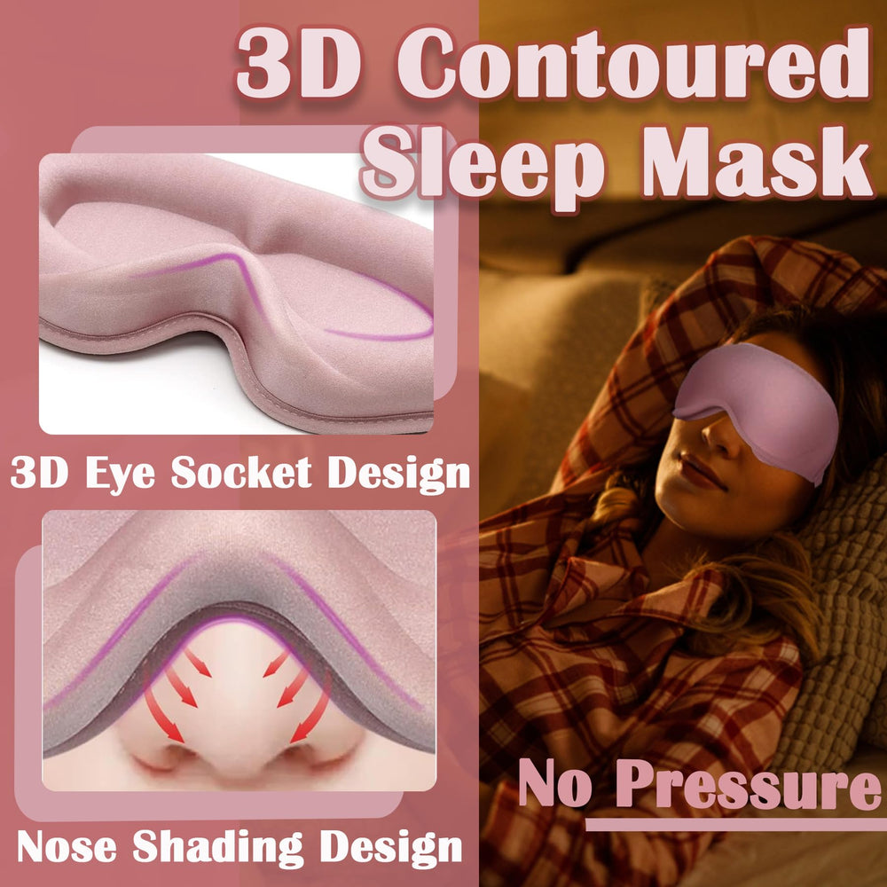 Gusonse eye mask shows light-blocking strap for dark sleep