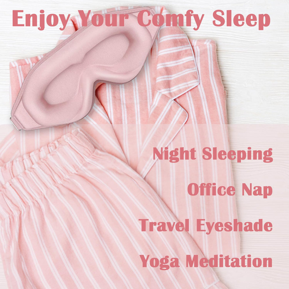 Gusonse washable reusable sleep mask, durable and soft