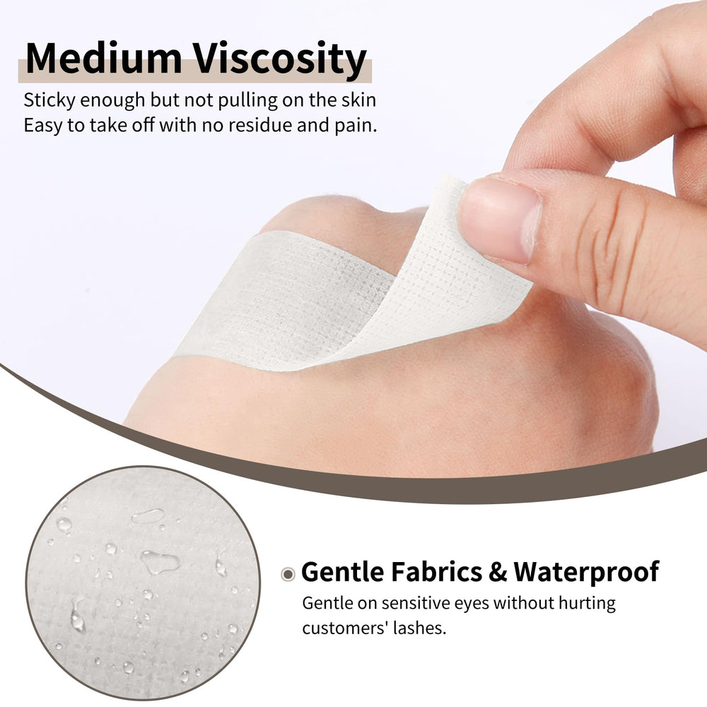 Guuooge Lash Tape Easy Tear Design enables quick cutting for custom shapes.