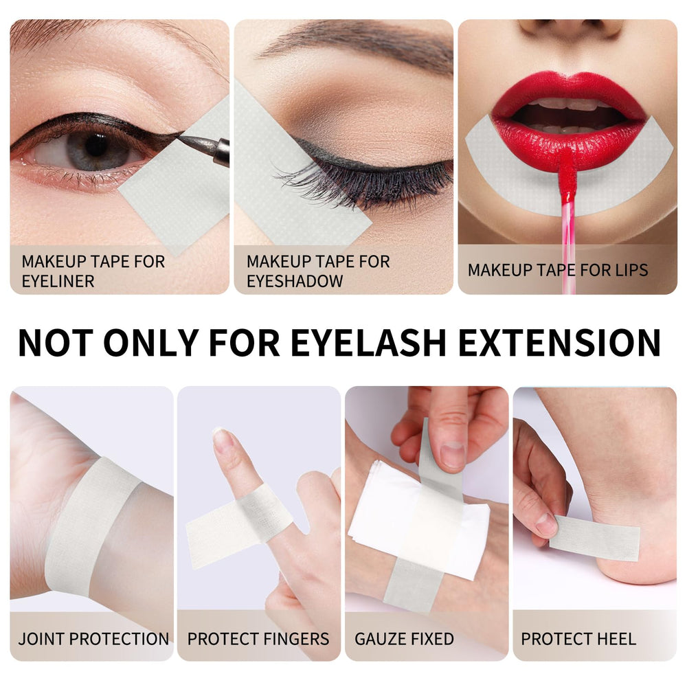 Guuooge Lash Tape Packaging White emphasizes clean, ready-to-use rolls.