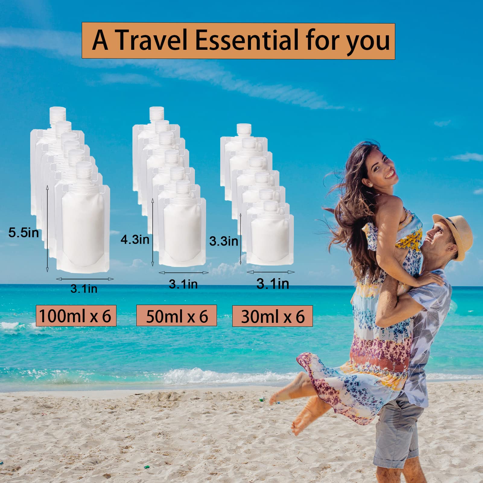 GUXACU flat-pack design travel pouches showcase space-saving, easy-to-store organization