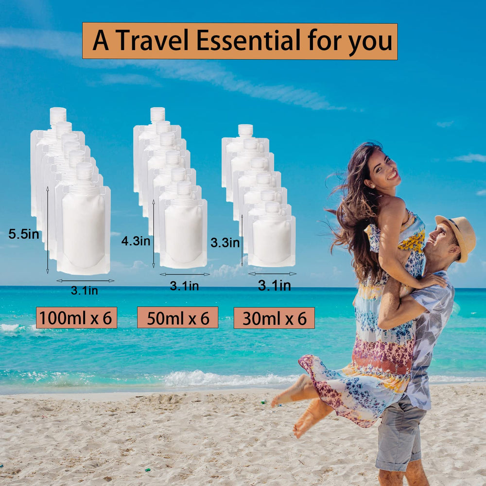 GUXACU flat-pack design travel pouches showcase space-saving, easy-to-store organization
