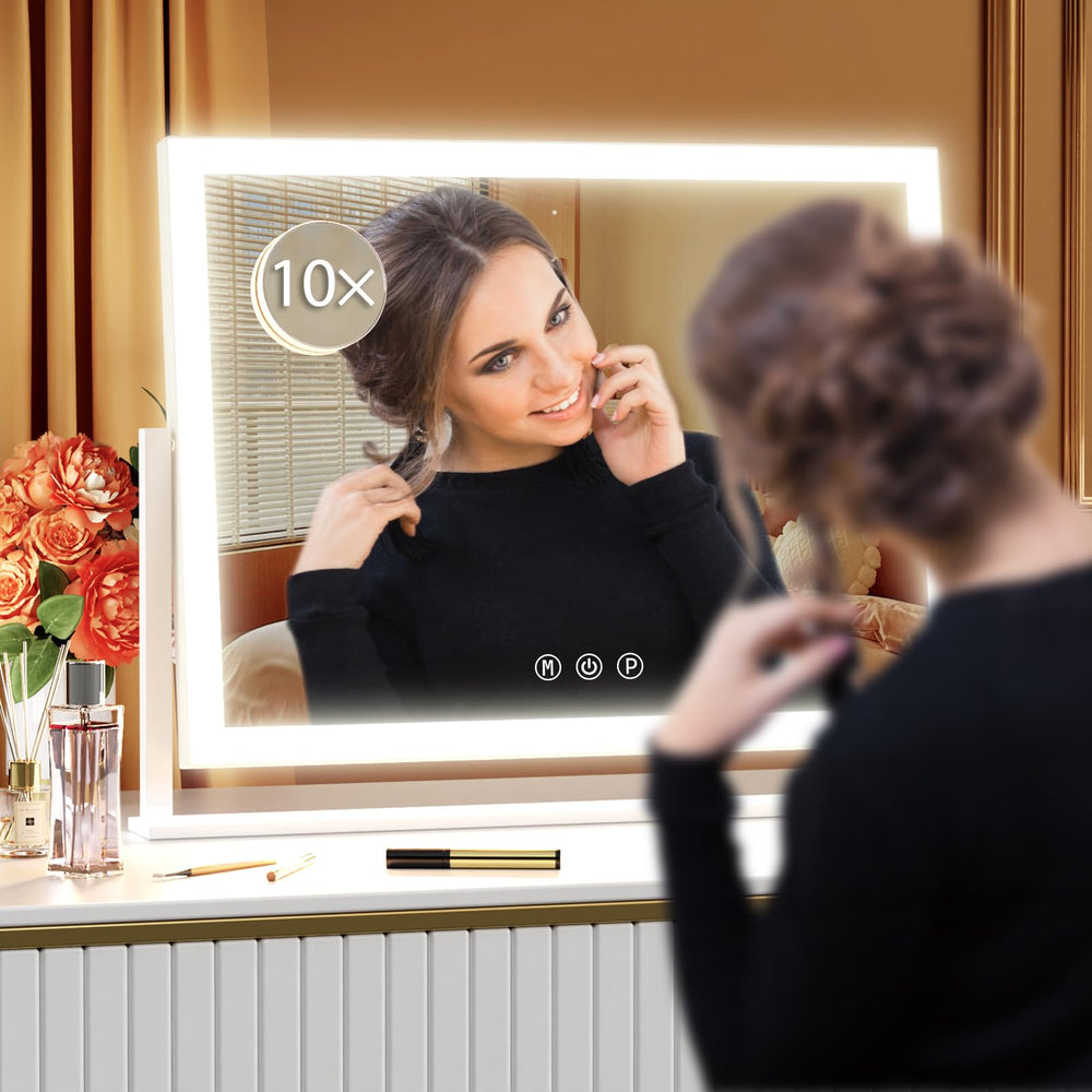 Gvnkvn 360-degree rotation for optimal viewing angles during makeup