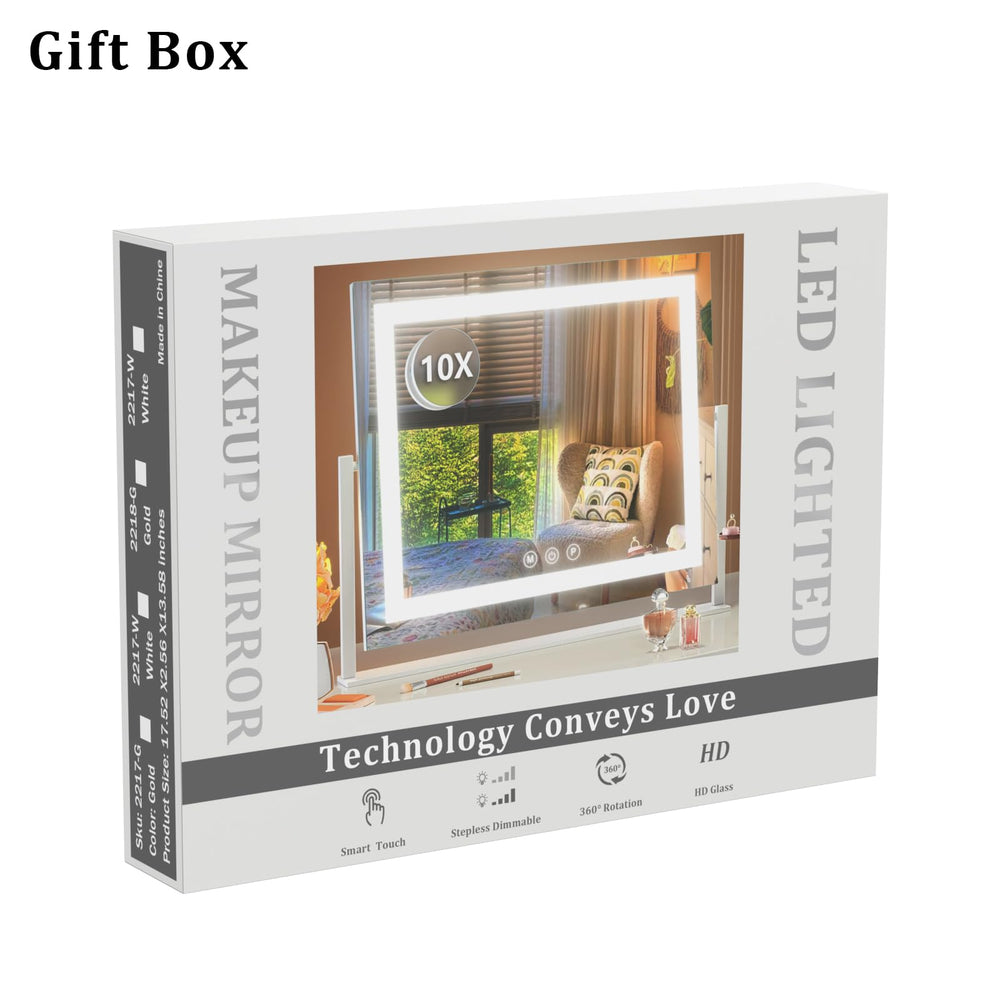Gvnkvn makeup mirror memory function remembers your last brightness and color setting.