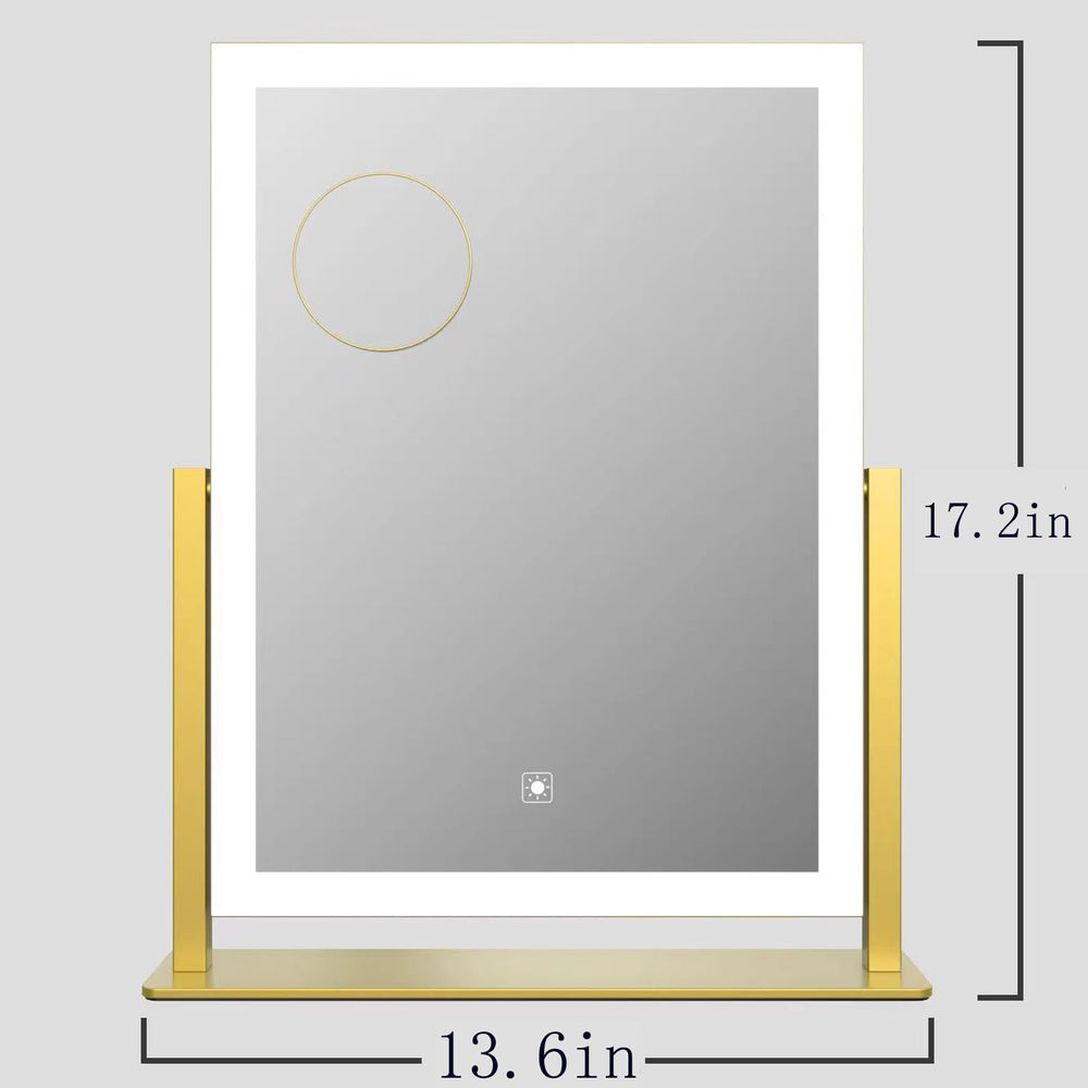 Gvnkvn makeup vanity mirror plugged-in for instant use