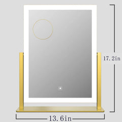 Gvnkvn makeup vanity mirror plugged-in for instant use