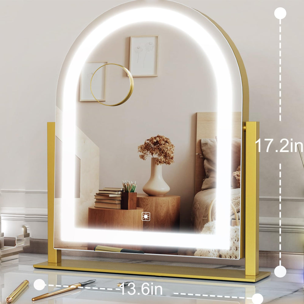 Gvnkvn vanity mirror light bars delivering studio-like illumination for flawless makeup
