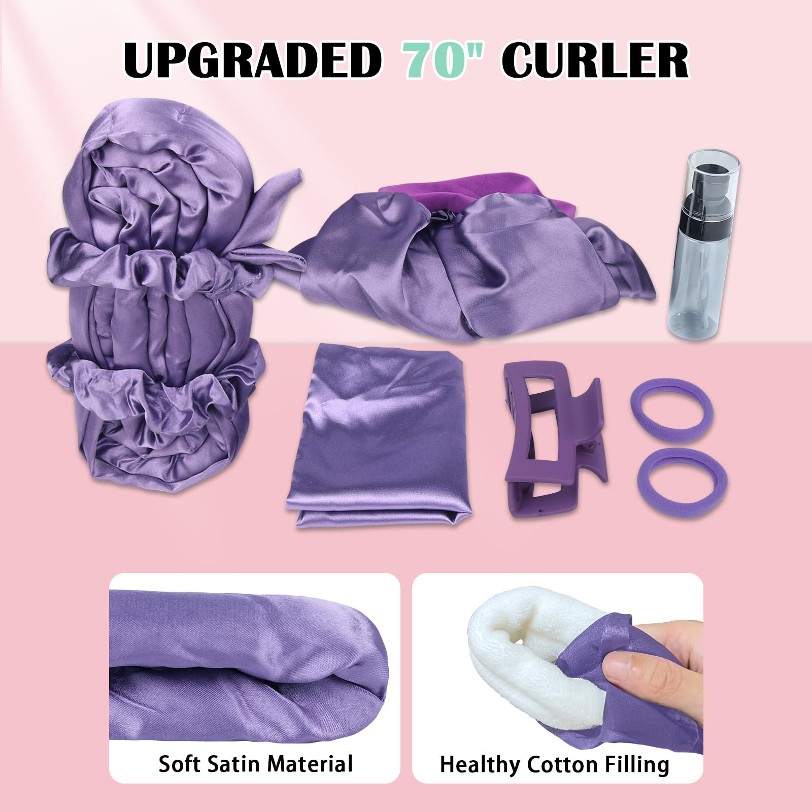 Gwabee curl clip secures sections for no heat styling