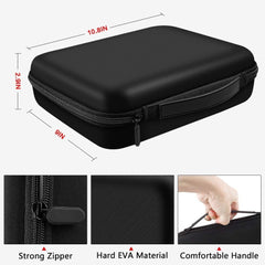 GWCASE foam grooves organize attachments for quiet storage